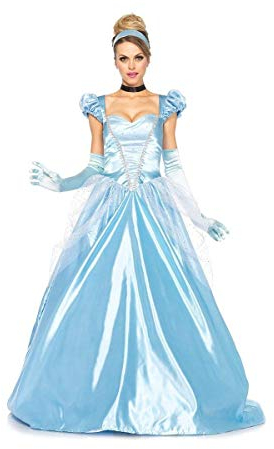 LEG AVENUE Damen Classic Cinderella Kost me, Blau, Small (EUR 36)