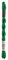 Anchor Perlgarn Stärke 5 4585000-00229 dunkelgrün Stickgarn, 100 % Baumwolle, 5g Strängchen
