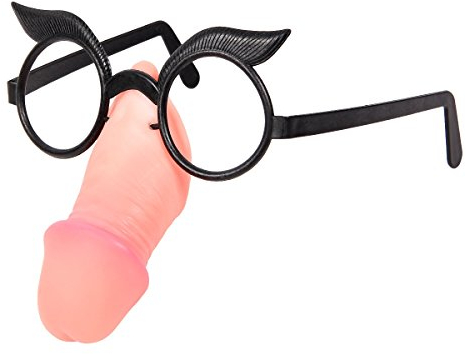 Alsino Penisnase Penis Brille (61/2706) - 'Dickglasses' Penisbrille Nase für Jga
