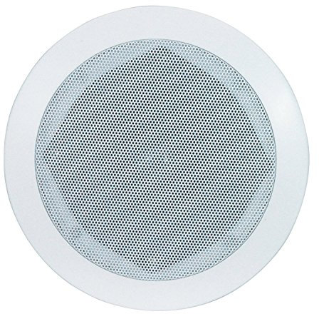 e-audio White 2-Way High Powered Low Profile Ceiling Speakers With Internal Directable Tweeter