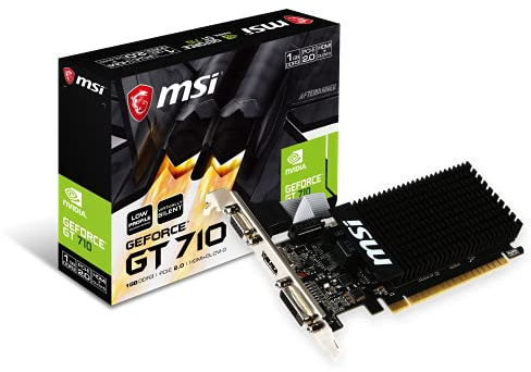 MSI Computer Low Profile PCI-Express Video Card GT 710 1GD3H LPV1