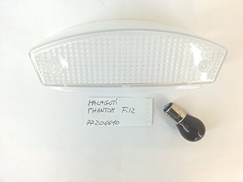 Klares Glas Stop Rücklicht Malaguti F12 - mit Lampe