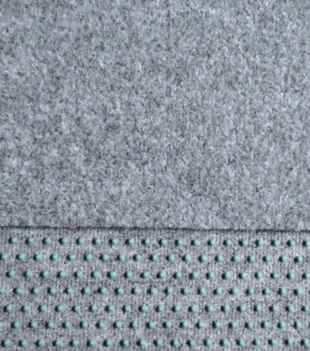 Rasenteppich Kunstrasen 133 cm Breite Farbe hellgrau (500 x 133 cm)