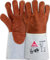 Schweißerhandschuhe mit Isolations-Vollhandfutter, Fulda - Iso aus Sebatanspaltleder, Rindspaltleder-Stulpe Kevlar-Nähten TÜV GS - Größe: 9