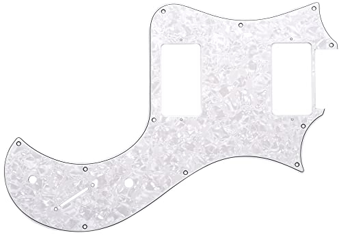 PRS S2 Starla Pickguard, 3 ply Pearl/Black/White