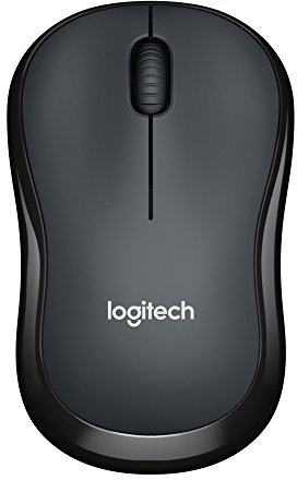 Logitech M220 Silent souris RF Wireless Optique 1000 DPI Ambidextrous - Souris (Ambidextrous, Optique, RF Wireless, 1000 DPI, Charbon de bois) (Reconditionné)