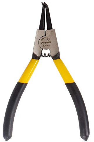 Circlip Pliers 7/9/13 Snap Ring Pliers Long Nose Internal External Straight Bent Mini Pliers Tools for Electrical and Wood Work, DIY and Jewellery Making (7 External Bent)