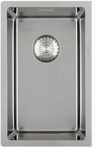 CAPP20R10 3D Spüle Spülbecken Einzelbecken Unterbau ab 300 mm Edelstahl