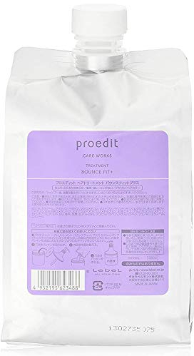 Lebel Proedit Care Works Treatment Bounce Fit Plus - 1000ml - Refill (Green Tea Set)