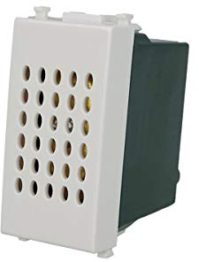 Suoneria A Bronzo 220V Bianco, Compatibile Con Vimar Plana