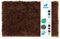 Floordirekt Badematte Sky - Badezimmerteppich - Weicher, dichter Hochflor - Rutschhemmend & Schnell trocknend - Geeignet für Fußbodenheizung - Eckig & Rund (80 x 150 cm, Braun)