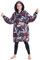 Marvel Spiderman Felpa Coperta con Cappuccio Bambini Ragazzo Pile Coperta Indossabile Hulk Captain America Thor Avengers Idee Regalo (Multi Spiderman)