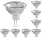 8 Stück MR16 GU5.3 Halogenstrahler 50W 12V, 2700K Warmweiß Dimmbar, 660LM, Halogen Reflektor Glühbirne, GU5.3 Bi-Pin Base, Strahler 36° Abstrahlungswinkel, für Strahler Einbau Schienenbeleuchtung