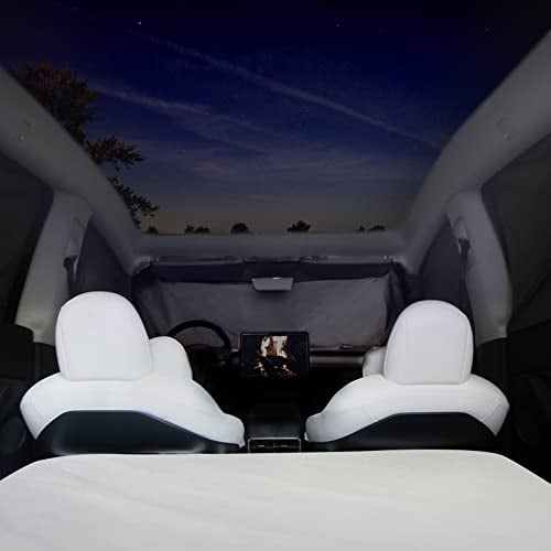 Havnby Tesla Model Y Cortinas de privacidad para Coche, protección Solar para Camping, Accesorios Plegables para Coche, protección UV y protección Solar, 8 Piezas,