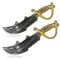 com-four® 2X Piratensäbel mit Totenkopf - Schwert für kleine Piraten - Faschings-Accessoire für Mottoparty, Kindertag - Kostümzubehör für Kinder - Seeräuber, Karneval, Halloween