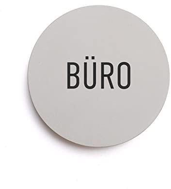 Hinweisschilder aus Beton (Büro)