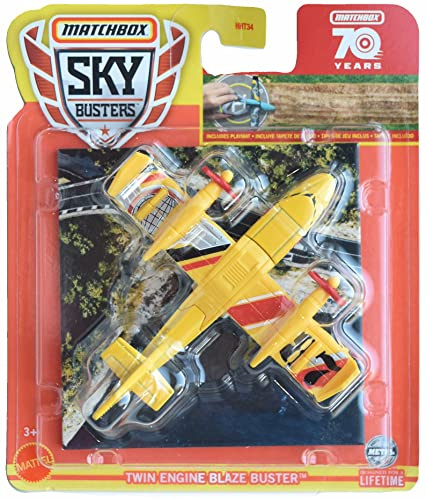Matchbox Sky Busters Twin Engine Blaze Buster 70 Jahre