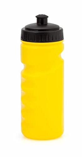 Generico Gourde de sport de 500 ml avec bouchon de sport de course de vélo pour boissons (jaune)