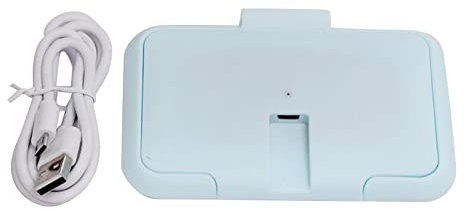 Baby-Feuchttuch-Wärmer, Thermostat, Temperatur, Doppelschichtige Abdeckung, Tragbare USB-Feuchttuch-Heizung, Verhindert Verdunstung, Komfortable Nutzung