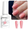 Vishine Vernis à ongles Gel Rose foncé Transparent Jelly Couleur Printemps Vernis Gel Semi Permanent Translucide Nude Soak off LED UV Gel Art Manucure 8ml