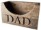 perfk Hölzerne Papa-Hut-Halter-Box, Hut-Ausstellungsständer von Frau, Baseball-Hut-Aufbewahrungsregal, Kappen-Organizer, Vatertagsgeschenke für Freund