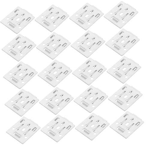 TOPBATHY 20St Rollo-Zubehör Befestigungsmaterial für den Schirm Montagewinkel-Set Fensterladenhalter rolladenzubehör Vorhänge Bürozubehör Beschläge für Rollos Montagecode für Rollos schwer
