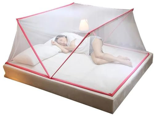 YYLDPFDC Plegable Mosquitera Cama, Cama de Interior, Carpas portátiles con Dosel, para Cama Individual o Matrimonio,Portátil Mosquito Cortina para Camping Viaje Hogar al Aire Libre