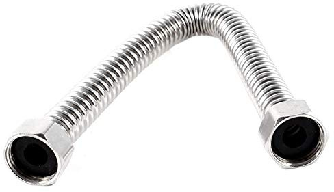 Remplacement de douche flexible Shower Hose 2pcs Bathroom Stainless Steel Shower Hose Shower Hose Silver 254(20cm)