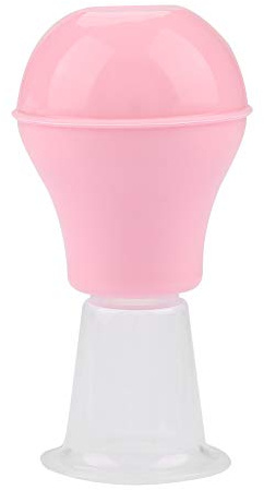 Nippel-Aspirator-Abzieher, Tragbare Weiche Cups-Korrektur für Frauen für Umgekehrte Flache Brustwarzen-Aspirator-Abzieher Im Gesundheitswesen (Rosa)