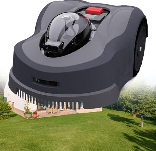 KaiLStore Robot Tondeuse pour Jardins de Taille Moyenne jusqu'à 3 000/6 000 m2, Robot Tondeuse Automatique connecté au WiFi, sans Fils périphériques (Mowsupto1.50Acres(6000㎡))