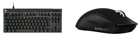 G PRO TKL RAPID Keyboard (US INTL Layout - Linear) + G PRO X SUPERLIGHT 2 Gaming Mouse EWR2 - Black
