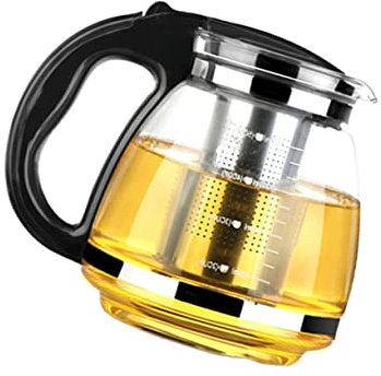 LALADEFIEE 1Stk Glaskaraffe Mit Deckel Teewärmer Mit Teelicht Teapot Teemaker Teewärmer Teamaker Emsa Isolierkanne Thermoskanne Testsieger Teeflasche Isoliert Teekannen Magnet Kugel