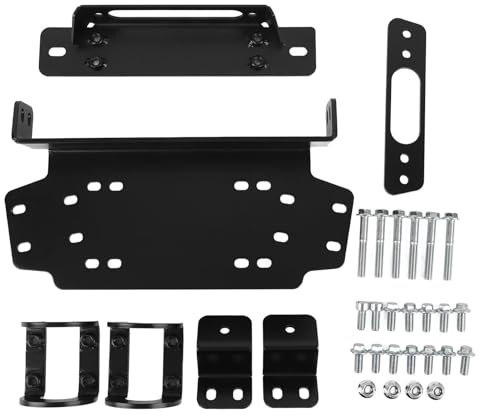 Plaque de montage de treuil UTV en acier robuste, ajustement précis, multifonction, pour 1000R 1000 X 1000X-4 2019 à 2021