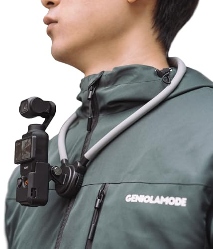 SUREWO Pocket 3 Magnetic Neck Mount,Extended Version Quick Release POV/Vlog Video Selfie Necklace Holder for DJI OSMO Pocket 3 Creator Combo