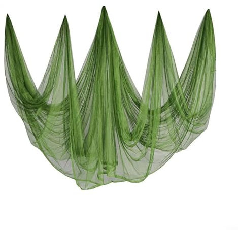 Moustiquaire de jardin, protection contre les plantes, barrière de protection extérieure contre les insectes, les oiseaux, les mouches - 1,8 x 6 m - Pour balcon, cour - Vert kaki