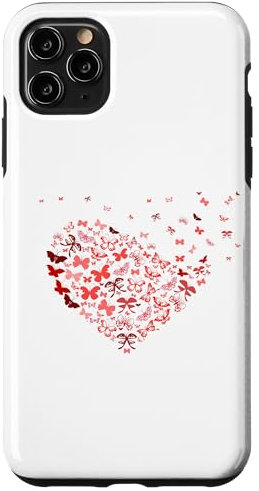 Pretty Butterfly Heart Case for iPhone 11 Pro Max