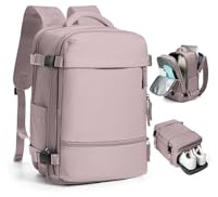 SZLX Vakuum Rucksack mit pumpe Ryanair Handgepäck 40x30x20 mit Schuhfach | Wizzair Handgepäck 40x30x20 Damen Herren Reiserucksack Handgepäck Flugzeug Wasserdichter Tagesrucksack Fit 14 Zoll Laptop