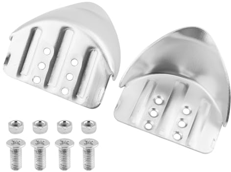 2 Stück verstellbare Stelz-Fersenhalterungen aus Metall für Trockenbau, Bau, Malerei
