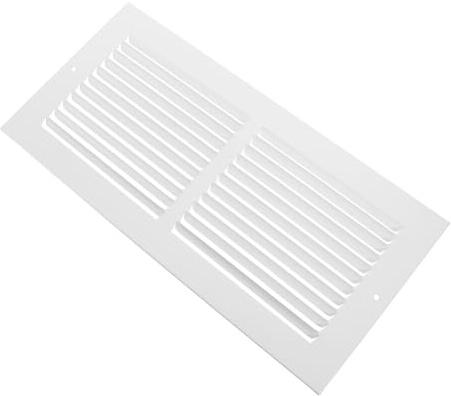 LIFKICH Rejilla de Ventilación Metálica de Color Claro 14x6 para Aire Acondicionado, Cubierta de Retorno y Suministro de Aire Filtro Antipolvo, Instalación en Pared o Techo para Hvac