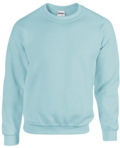 GILDAN Herren 50/50 Adult Crewneck Sweat Sweatshirt, Blau (Light Blue Light Blue), XL