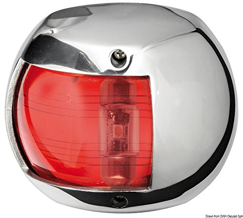 Osculati Compact Led-Navigationslicht 112,5° rot