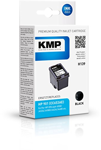 KMP Tintenkartusche für HP Officejet 4500/J4524, H139, black