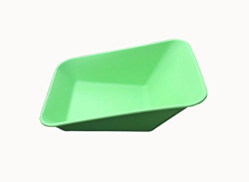 KetoPlastics WHEEL BARROW LIME GREEN REPLACEMENT PLASTIC BODY 85LITRE/ NO HOLES MADE IN UK