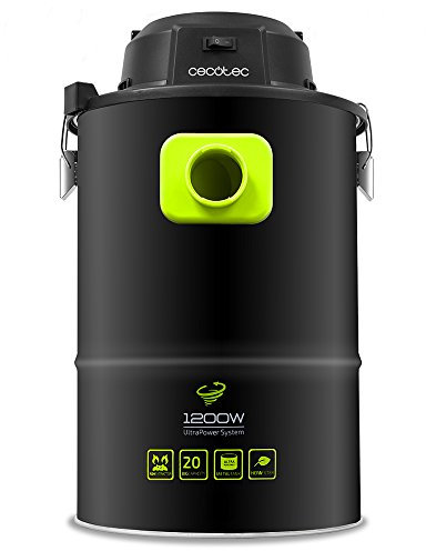 Cecotec Aspirador Cenizas Pellet Conga PowerAsh 1200. Boquilla XXL, 3 Procesos de Filtración, Tubo Reforzado, Depósito Metálico 20 L, Filtro HEPA, 1200W Título del Producto