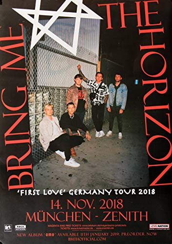 Bring Me The Horizon - First Love, München 2018 » Konzertplakat/Premium Poster | Live Konzert Veranstaltung | DIN A1 «