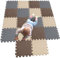 MQIAOHAM® 18 Stücke Baby puzzelmatten für Babys spielmatte Kinder puzzlematte Teppich G301018-106110112