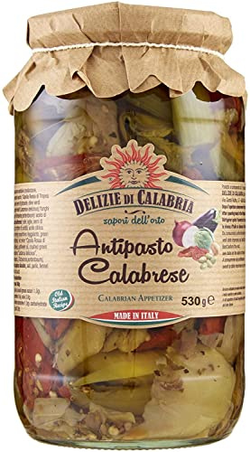 Antipasto di Calabria Kalabresische Vorspeisen Köstlichkeiten aus Kalabrien(4 x 530g)