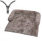 Nyescasa Hundebett für Grosse Hunde u. kleine Hunde,Sofaschutz Plüsch Flauschig Atmungsaktiv Katzenbett,Winter Warm Dauerhaft Hundecouch Waschbar rutschfest Hundekissen (XL ca. 120x90x20cm, Khaki)