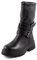 Toocool - Scarpe Donna Stivali Biker Motociclista Ecopelle Casual Fibbie Nuovo 1050 [38,GR-6627 Nero]