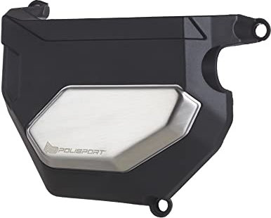 POLISPORT 8485900001 - Kupplungsdeckelschutz aus widerstandsfähigem Kunststoff kompatibel mit Motorräder Yamaha in Farbe Schwarz
